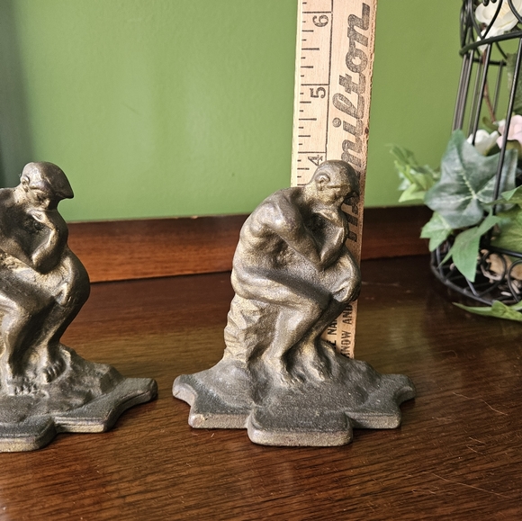 The Thinker Vintage Bookends - Picture 4 of 10